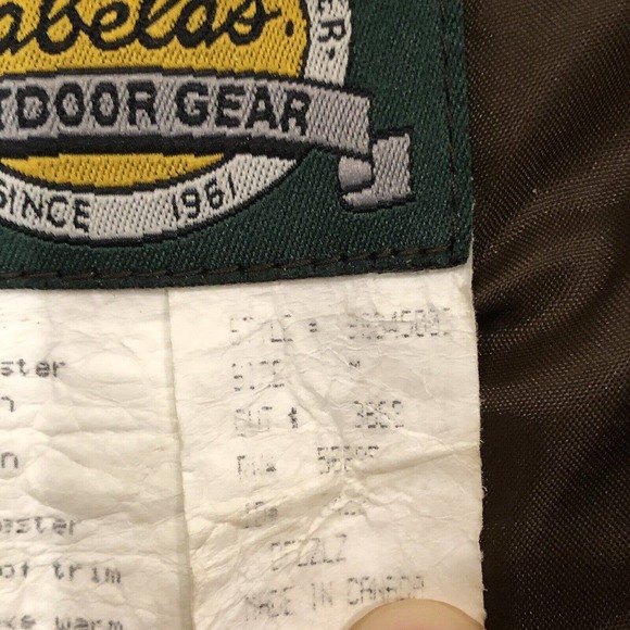 VTG Cabelas Jacket Boys M Camo Trebark Full Zip Hooded Camouflage - Picture 5 of 9